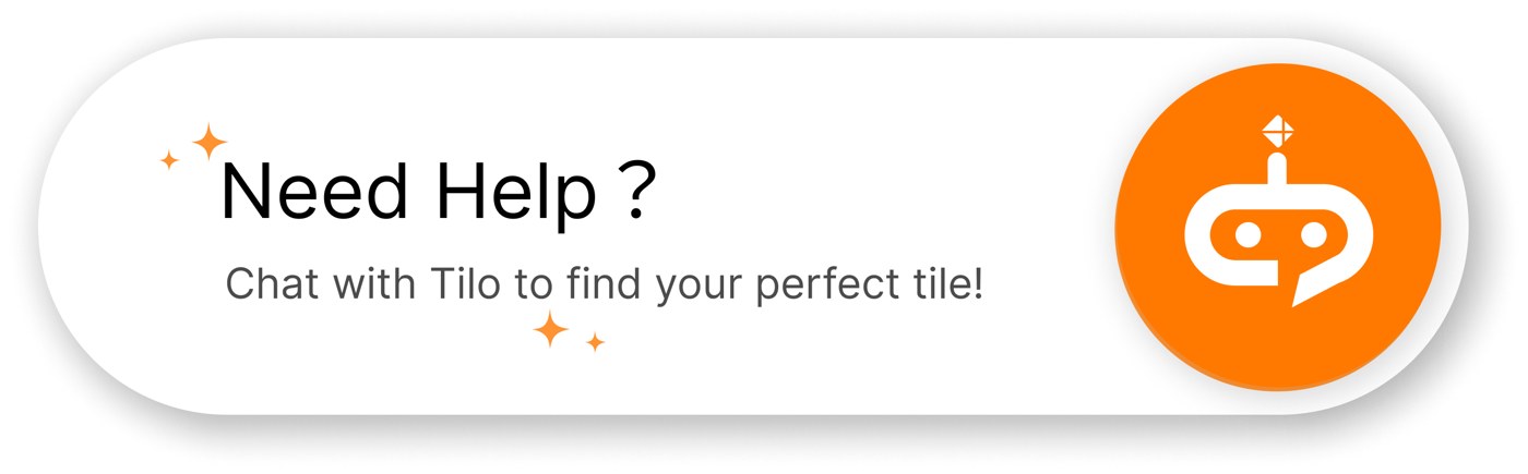 Tooltip: Need Help? Chat with Tilo to find your perfect tile!
